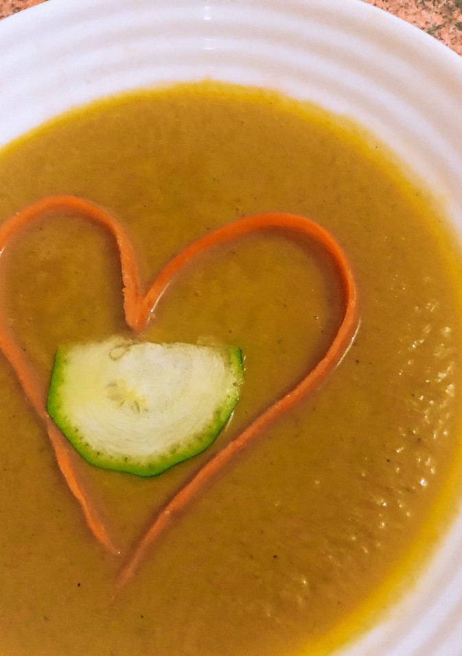 Una foto de Crema de verduras 🥕🥒🥬