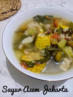 Foto resep Sayur asem jakarta