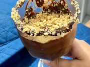 Uma foto de whey chocolate