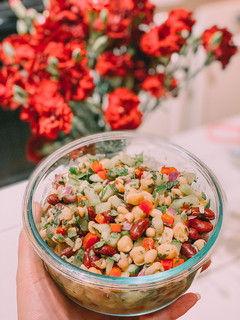 A picture of Healthy Summer 3 Bean Salad.