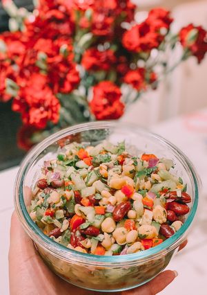 A picture of Healthy Summer 3 Bean Salad.
