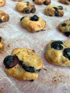 Una foto de Cookies rápidas de arándanos (también versión vegana)