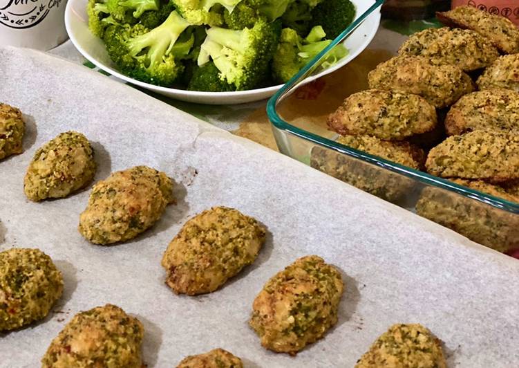 Cara Gampang Membuat Keto Baked Broccoli Tots. 🥦, Bikin Ngiler