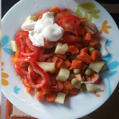 A picture of Simple pantry salad.