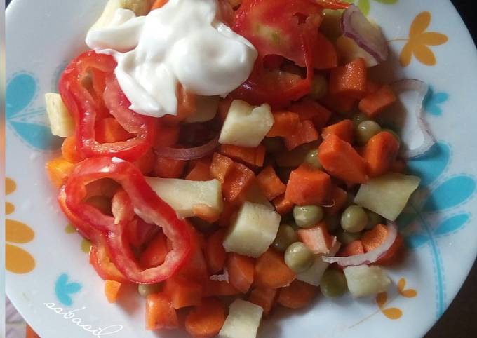 Simple pantry salad