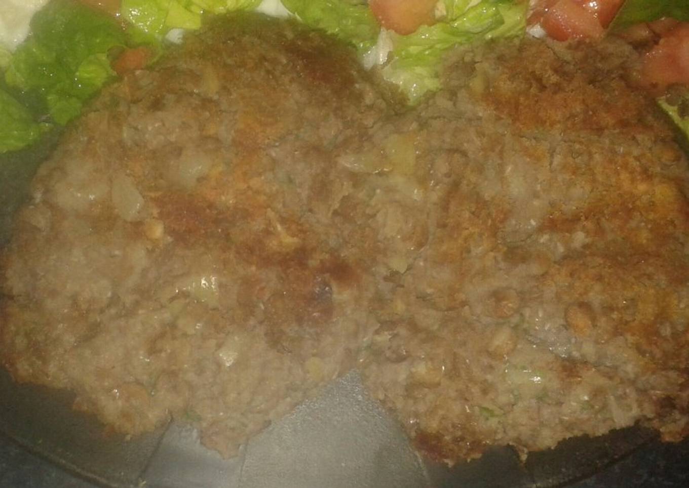 Hamburguesas de lentejas (veganas)