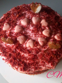A picture of Red Velvet cake.