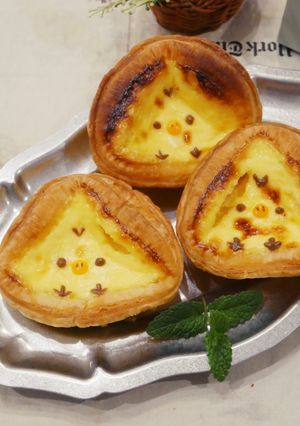 可愛的「小雞蛋塔」酥脆奶香好像肯德基！！ 的食譜成品照片