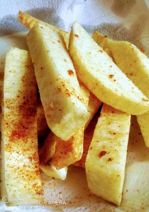A picture of Peppered Fried Yam.