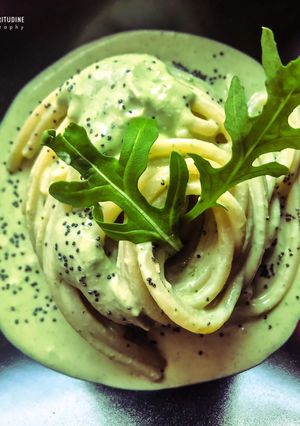 Foto di Spaghetti alla ricotta verde