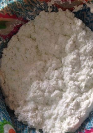 A picture of Homemade Ricotta Cheese.