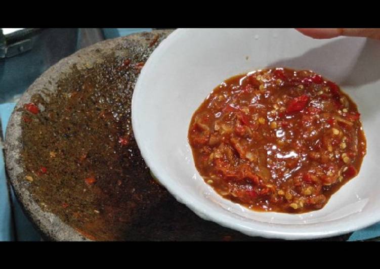 Sambal terasi bakar