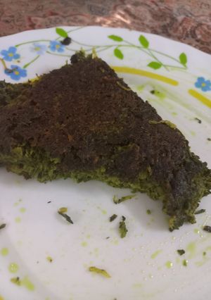 عکسی از دستور کوکو سبزی 😊