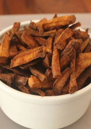 A picture of Yam fry.