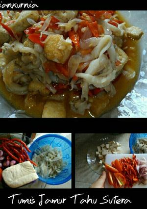 Foto resep Tumis Jamur Tahu Sutera