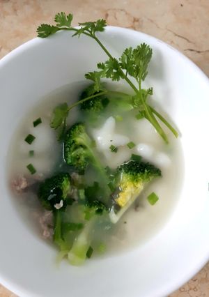 Hình của món Tokbokki nấu thịt băm.