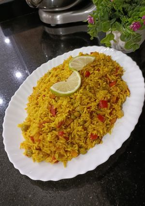 صورة لوصفة أرز بالخضار 🍚