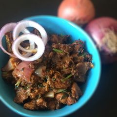 A picture of Chicken Do Pyaza.