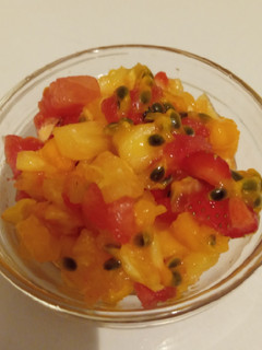 A picture of Fruit salad.