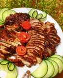 Thịt heo chiên, ram nước mắm