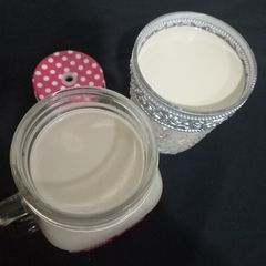 A picture of Coffee tiger nut juice.