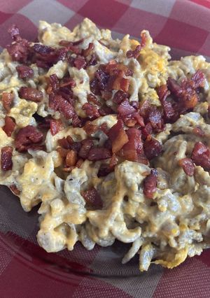 Tökös tejszínes fusilli - gluténmentes recept fotója