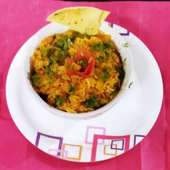 A picture of Mexican Rice.