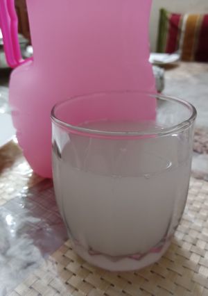 A picture of Thaddal juice 🧃.