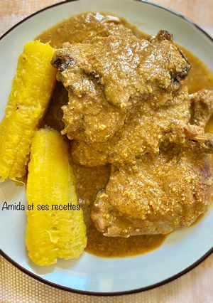 Une photo de Poulet aux graines de courge
