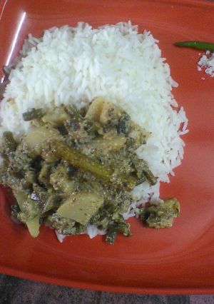 A picture of Mix veg mustard curry.