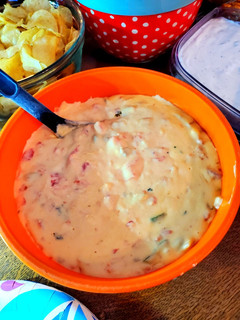 A picture of GameDay Smoked Cheese Dip.