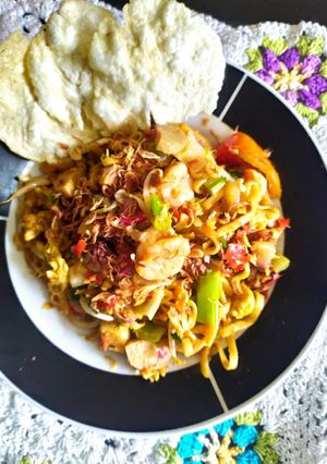 Foto resep Mie Goreng Pedas, enak dan gampang masaknya