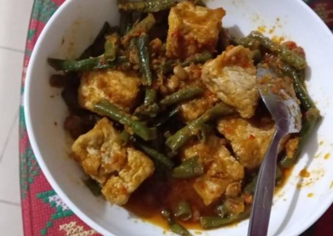 Resep Sambal Tauco Tahu Dan Kacang Panjang Oleh Fina Sari Cookpad