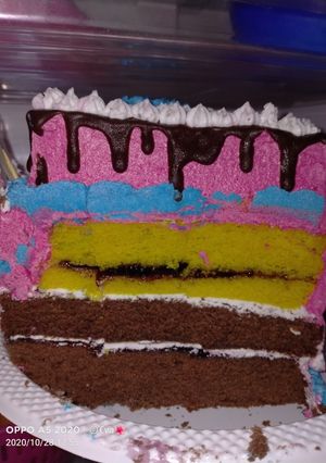 Foto resep Kue ulang tahun cake lemon