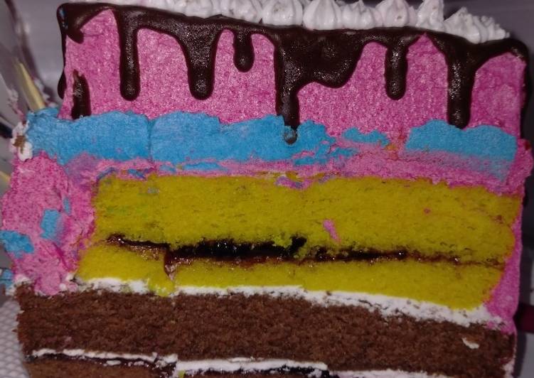Bagaimana Menyiapkan Kue ulang tahun cake lemon Anti Gagal