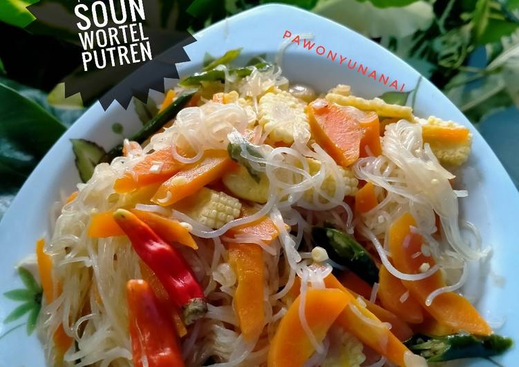 85) tumis soun wortel putren