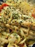 Lubina al horno con patatas