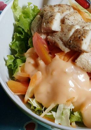 Foto resep Chicken salad sederhana