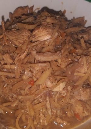 Foto resep Tumis rebung ayam pedas
