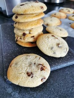 Une photo de Cookies vanille aux pépites de chocolat