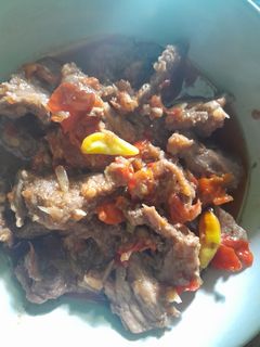 Foto resep Oseng oseng daging mercon