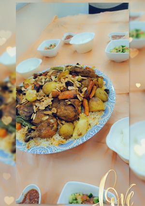 صورة لوصفة مندي الدجاج بالفرن