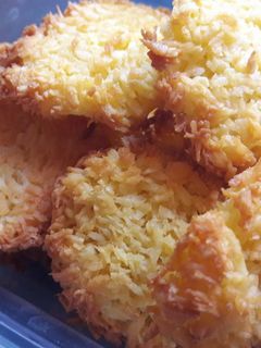 Diétás kókuszos keksz recept fotója