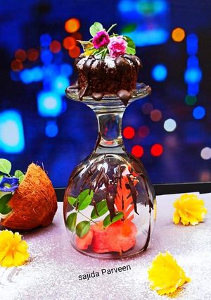 A picture of Chocolate Cup Cake🍫🍫🍫🍫🍫🍫🍫.