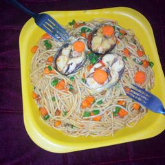 A picture of Veggie spag.