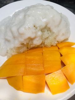 Hình của món Xôi xoài nước cốt dừa.