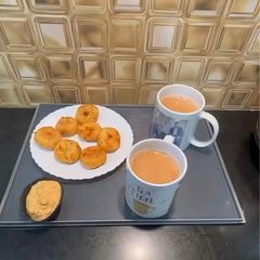 A picture of Sooji Aloo Vada.