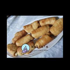 A picture of African fish roll.