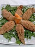 Fiori di zucca ripieni cottura al forno