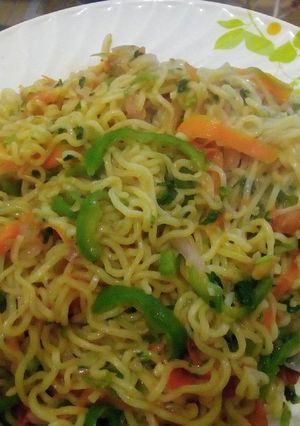 A picture of Vegetables noodles.